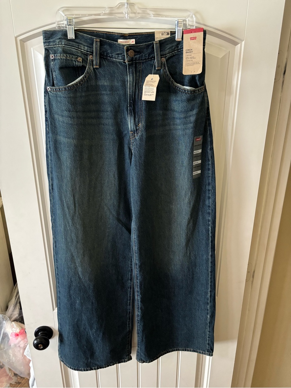 Levi's Cinch Baggy Women's Jeans - Dark Indigo Blue